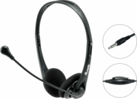 Equip 245304 Vezetékes Headset - Fekete