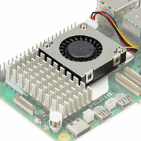 Raspberry Pi 5 18 mm Rendszerhűtő - Fekete