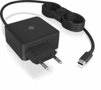 Icy Box Power Delivery USB-C Hálózati töltő - Fekete (65W)