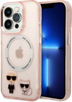 Karl Lagerfeld Karl & Choupette MagSafe Apple iPhone 14 Pro Max Tok - Rózsaszín