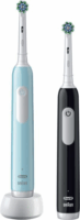 Oral-B PRO1 X-Clean Elektromos fogkefe készlet - Fekete-Kék (2 db)