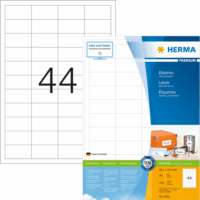 Herma 48,3x25,4 mm Címke tintasugaras és lézer nyomtatóhoz (8800 címke / csomag)