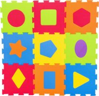 Smily Play Habszivacs játszószőnyeg - Geometriai alakzatok
