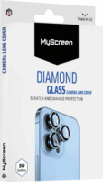 MS Diamond Glass Camera Lens Cover iPhone 14 Pro / 14 Pro Max kamera védő üveg - Lila