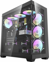 darkFlash DS900 Aquarium Számítógépház - Fekete