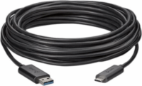 HP Poly 875H3AA USB Type-A apa - USB Type-C apa Adatkábel - Fekete (25m)