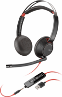 HP Poly Blackwire C5220 (USB Type-A) Vezetékes Headset - Fekete