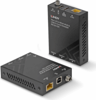 Lindy 39383 HDMI KVM Extender UTP kábelen 70m - Fekete