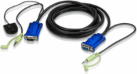 Aten 2L-5203B VanCryst VGA 2-port KVM Switch kábel