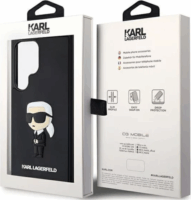 Karl Lagerfeld 3D Rubber Ikonik Samsung Galaxy S24 Ultra Tok - Fekete/Tok