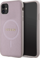 Guess Saffiano Apple iPhone 11/Xr MagSafe Tok - Lila