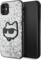 Karl Lagerfeld Choupette Patch Apple iPhone 11/Xr Tok - Ezüst