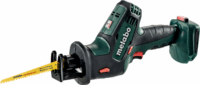 Metabo SSE 18 LTX Compact 18V Akkumulátoros kardfűrész + Metabox 145 (Akku és töltő nélkül)