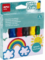 Apli Paint&Fun ecsetvégű Tempera készlet - 6 színű