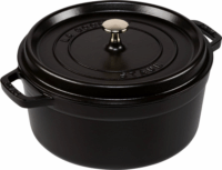 Staub La Cocotte 26cm Sütőedény kerek - Fekete