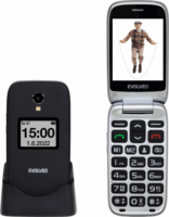 Evolveo EasyPhone FS Kihajtható telefon - Fekete