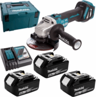 Makita DGA513RT3J 18V Akkumulátoros sarokcsiszoló + 3x 5Ah Akku + Töltő