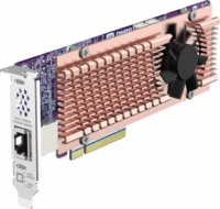 Qnap QM2-2P410G1T 1x 10 Gbps RJ45 / 2 x M.2 port bővítő PCIe kártya