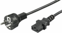 MicroConnect PPE020405 250V Hálózati tápkábel 0.5m - Fekete