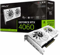 PNY GeForce RTX 4060 8GB GDDR6 OC XLR8 VERTO DF White Edition Videókártya