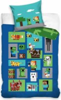 Halantex Minecraft: Pixelvilág kétrészes ágyneműhuzat garnitúra (140 x 200 cm)