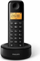 Philips D1601B/53 DECT Asztali telefon Fekete