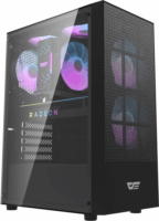 darkFlash A290 Számítógépház + 3x ARGB Ventilátor - Fekete