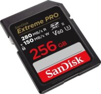 Sandisk 256GB Extreme PRO SDXC UHS-II CL10 Memóriakártya