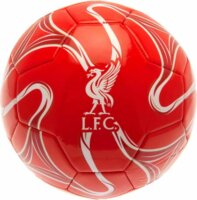 Liverpool FC Címerrel díszített matt Focilabda - Piros (23cm)