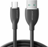 JoyRoom SA29-AC3 USB-A apa - USB-C apa 2.0 Adat és töltőkábel - Fekete (1.2m)