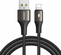 JoyRoom SA25-AL3 USB-A apa - Lightning apa 2.0 Adat és töltőkábel - Fekete (1.2m)