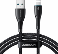 Joyroom Starry Series SA32-AL3 USB-A apa - Lightning apa 2.0 Adat és töltő kábel - Fekete (1m)