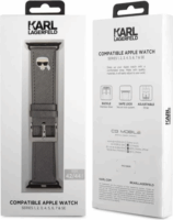 Karl Lagerfeld Apple Watch szíj 38/40mm - Ezüst/Mintás