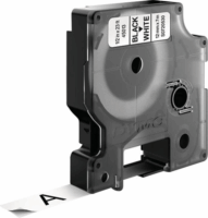 White Box (Dymo D1 45013) Feliratozógép szalag 12mm / 7m - Fehér alapon fekete