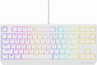 Genesis Thor 230 TKL (Outemu Red Switch) RGB Vezetékes Gaming Mechanikus Billentyűzet (Fehér) - Angol (US)