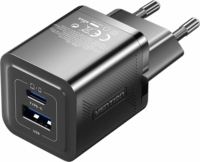 Vention FEQB0-EU USB-A / USB-C Hálózati töltő - Fekete (30W)