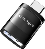 Essager EZJAC-XL01 USB Type-C apa - USB Type-A anya OTG Adapter