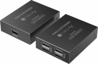 Techly IUSB-EXTEND1504P 4 portos USB 2.0 bővítő 150m-es CAT6 kábelen
