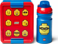 LEGO City Minifigurás edébkészlet 0,39 L + 1,5 L (2 db)
