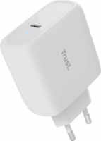 Trust Maxo USB-C Hálózati gyorstöltő Adapter + USB-C Kábel 65W - Fehér