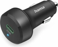 Hama USB-C Autós töltő + USB-C Kábel - Fekete (25W)