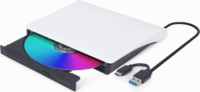 Gembird DVD-USB-03-BW Külső USB DVD író - Fekete/Fehér (Bontott)
