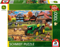 Schmidt Spiele John Deere: Farm Traktorral - 1000 darabos puzzle