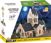 Cobi Templom Sainte-Mere-Eglise-ben Építőjáték