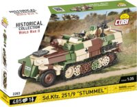 Cobi: Sd.Kfz. 251/9 Stummel Lánctalpas harckocsi Építőjáték