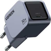 Ugreen Nexode Pro USB-C Hálózati Gyorstöltő Adapter 30W - Szürke