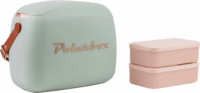 Polarbox 6L Urban Classic hűtőtáska - Zöld / Arany
