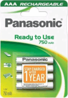 Panasonic Evolta NiMH AAA 750 mAh Ceruzaelem (4db/csomag)