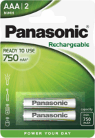 Panasonic Evolta NiMH Micro AAA 750 mAh Ceruzaelem (2db/csomag)