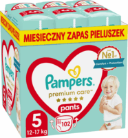 Pampers Premium Pants Pelenka 5-ös 12-17kg - 102db